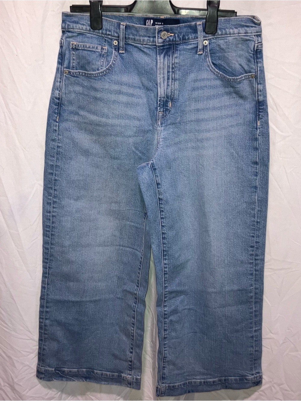 Light Blue Women’s High Rise Wide Leg Jeans - Gap